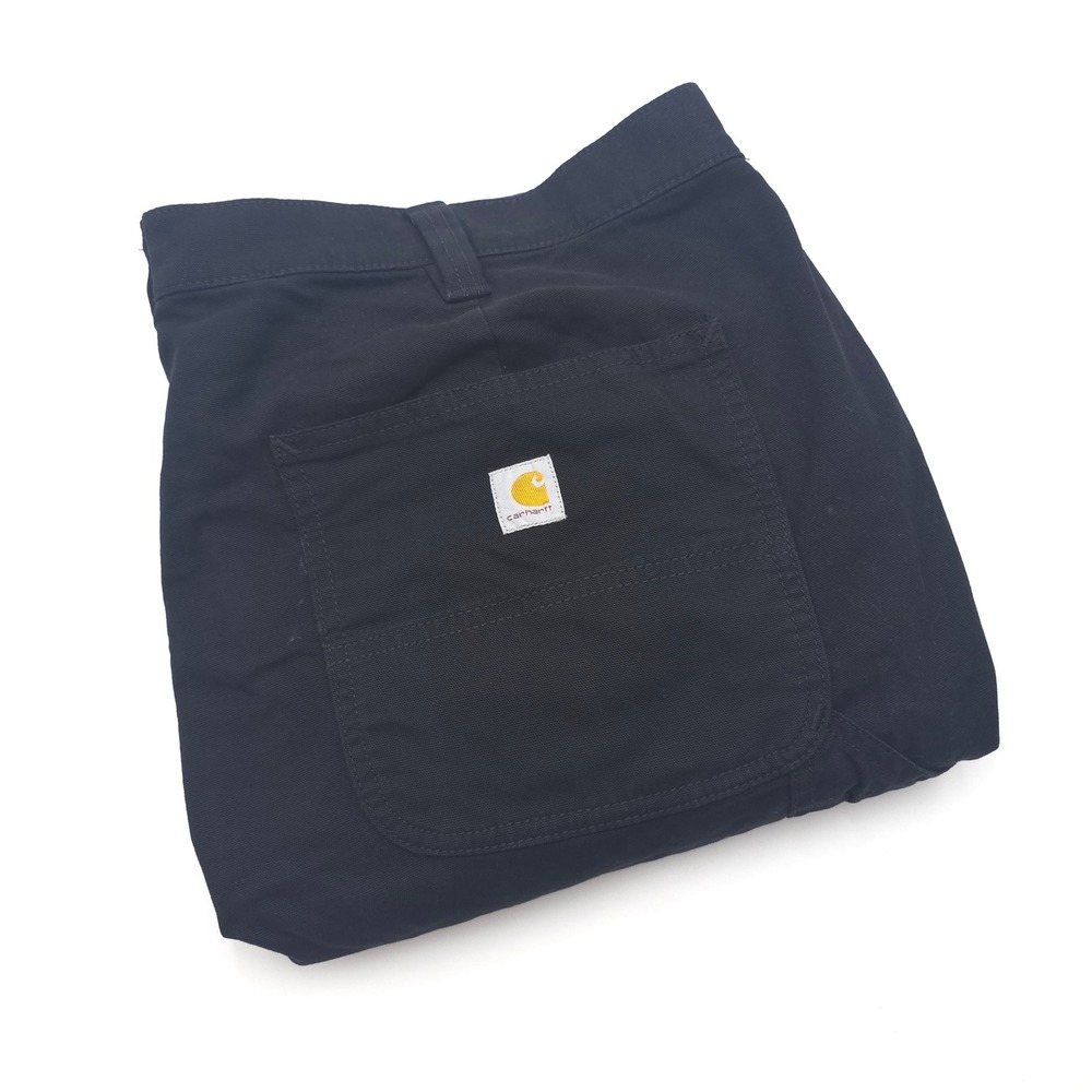 Carhartt Force Relaxed Fit Cargo Work Pants Womens 38X31 Black Canvas Utility